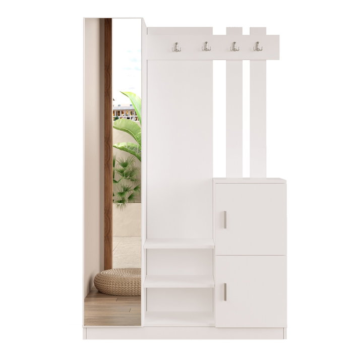 Hanah Home Dd7-W Recibidor Blanco 113,6x180x35cm